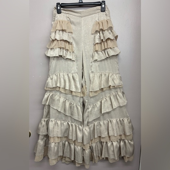 Oli & Hali Mixed Print Wide Leg Pants